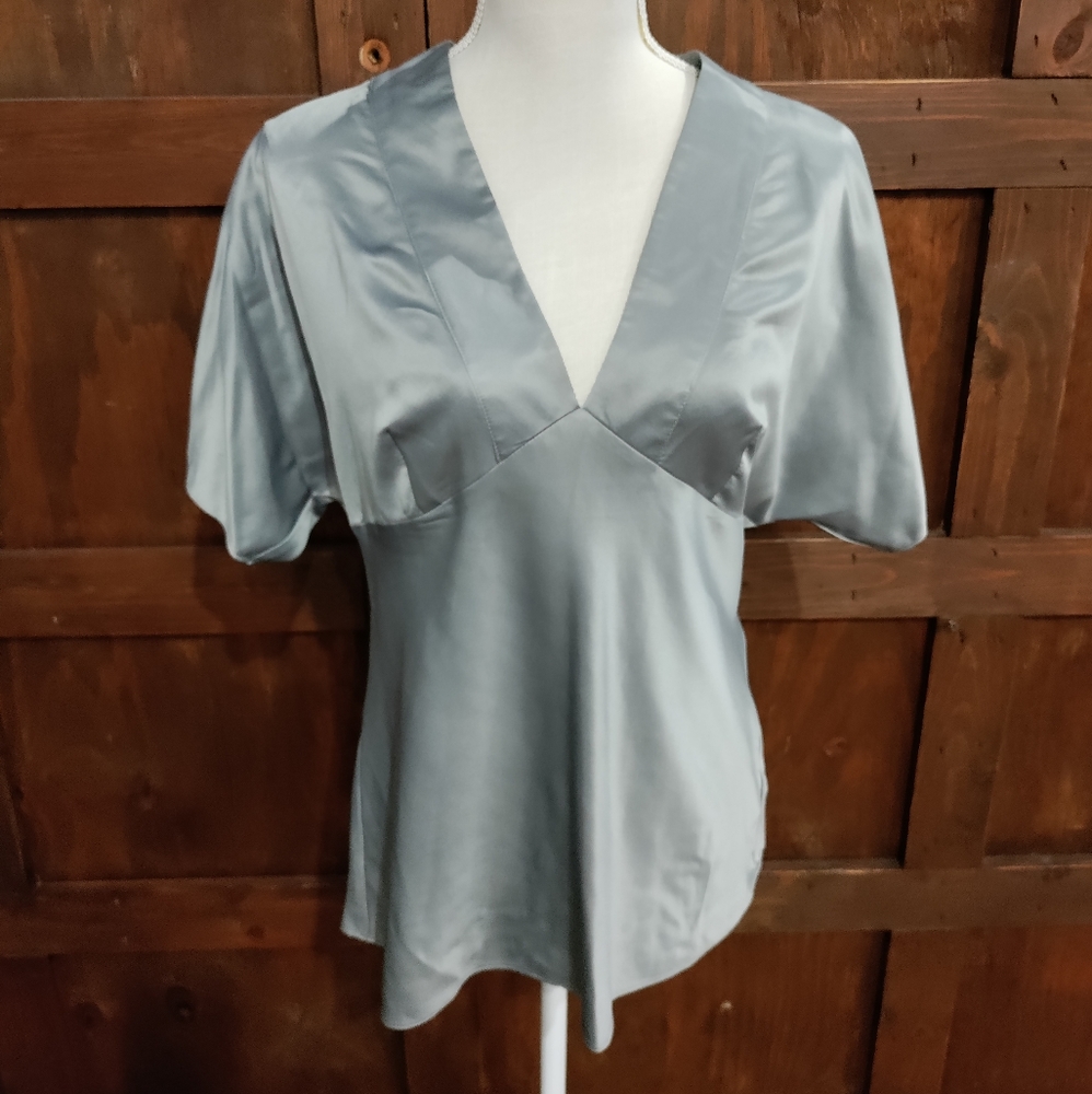 New York & Co Silver Blouse